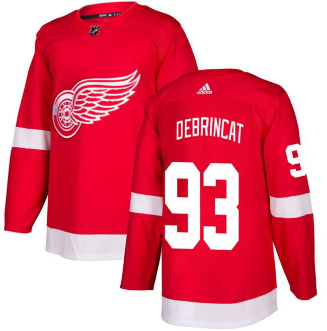 Detroit Red Wings #93 Alex DeBrincat Red Stitched Jersey