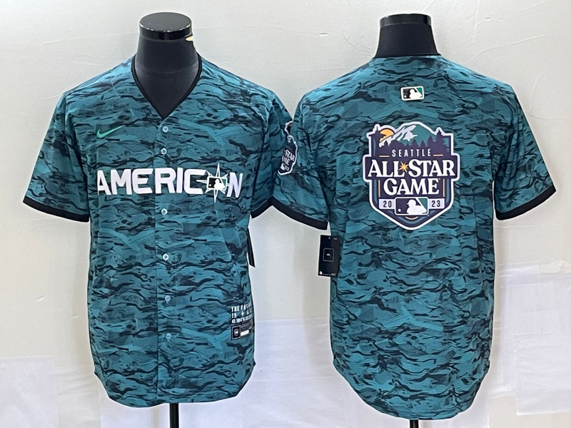 2023 All-Star Teal Big Logo Stitched Jersey