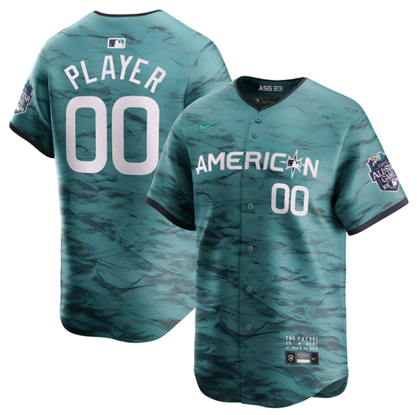New York Yankees Custom Teal 2023 All-Star Cool Base Stitched Jersey