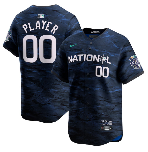 San Diego Padres Cutsom Royal 2023 All-Star Cool Base Stitched Jersey