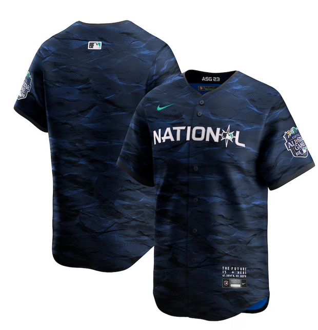 San Diego Padres Blank Royal 2023 All-Star Cool Base Stitched Jersey