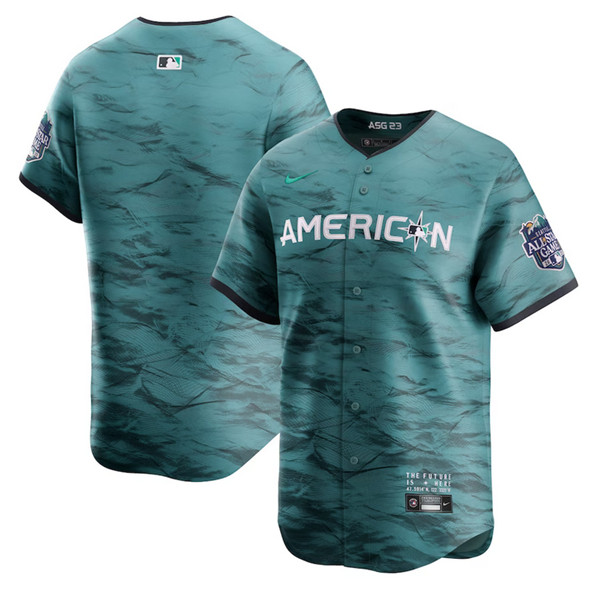 Blank Teal 2023 All-Star Cool Base Stitched Jersey