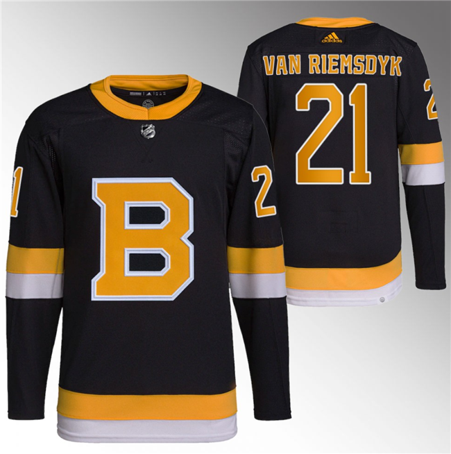 Boston Bruins #21 James Van Riemsdyk Black Home Breakaway Stitched Jersey