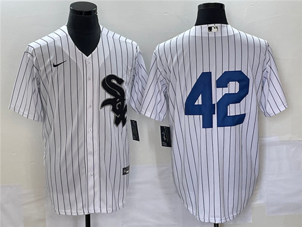 Chicago White Sox #42 Jackie Robinson White Cool Base Stitched Jersey