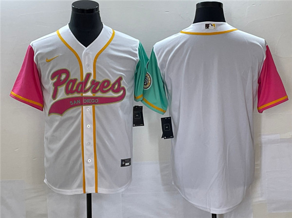 San Diego Padres Blank White City Connect Cool Base Stitched Jersey