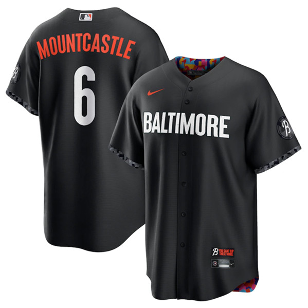 Baltimore Orioles Custom Black 2023 City Connect Cool Base Stitched Jersey