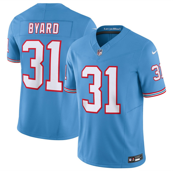 Tennessee Titans #31 Kevin Byard Light Blue 2023 F.U.S.E. Vapor Limited Throwback Stitched Jersey
