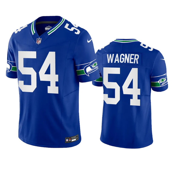 Seattle Seahawks #54 Bobby Wagner Royal 2023 F.U.S.E. Vapor Limited Throwback Stitched Jersey