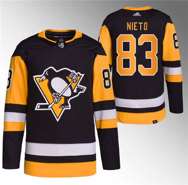 Pittsburgh Penguins #83 Matt Nieto Black Stitched Jersey