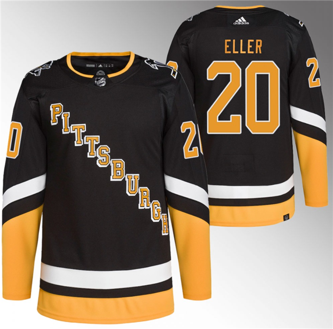 Pittsburgh Penguins #20 Lars Eller Black Stitched Jersey