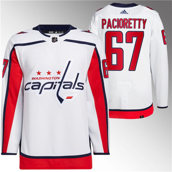 Washington Capitals #67 Max Pacioretty White Stitched Jersey