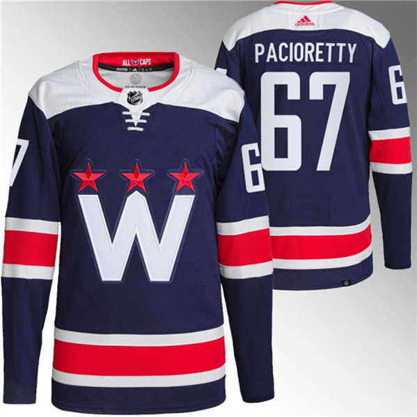 Washington Capitals #67 Max Pacioretty Navy Stitched Jersey