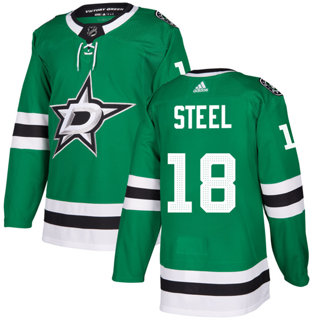 Dallas Stars #18 Sam Steel Green Stitched Jersey