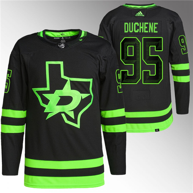 Dallas Stars #95 Matt Duchene Black Stitched Jersey