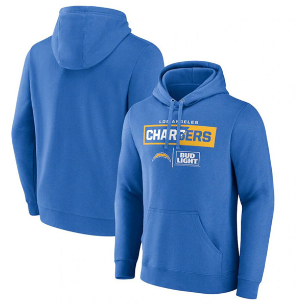 Los Angeles Chargers Blue X Bud Light Pullover Hoodie
