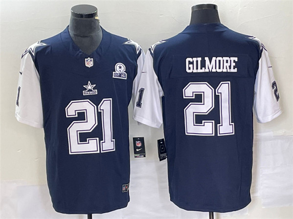 Dallas Cowboys #21 Stephon Gilmore Navy 2023 F.U.S.E. With 1960 Patch Vapor Limited Stitched Jersey