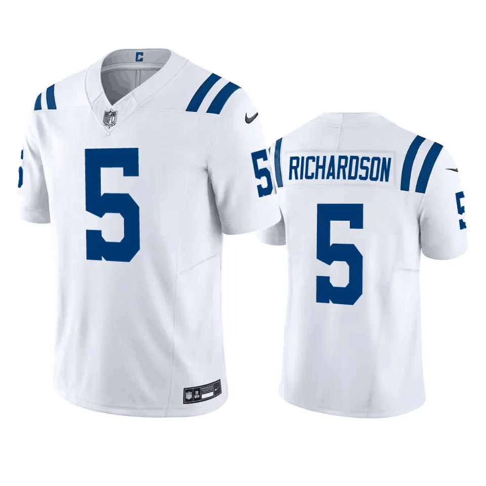 Indianapolis Colts #5 Anthony Richardson White 2023 F.U.S.E Vapor Untouchable Stitched Jersey