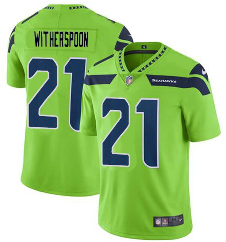 Seattle Seahawks #21 Devon Witherspoon Green Vapor Untouchable Limited Stitched Jersey