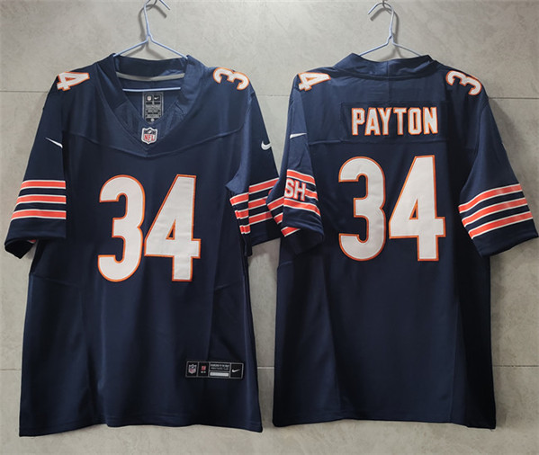 Chicago Bears #34 Walter Payton Navy 2023 F.U.S.E. Vapor Untouchable Limited Stitched Jersey