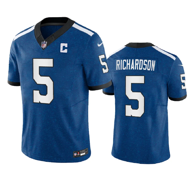 Indianapolis Colts #5 Anthony Richardson Royal 2023 F.U.S.E. Indiana Nights Limited Stitched Jersey