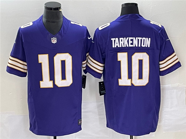 Minnesota Vikings #10 Fran Tarkenton Purple 2023 F.U.S.E. Vapor Untouchable Limited Stitched Jersey