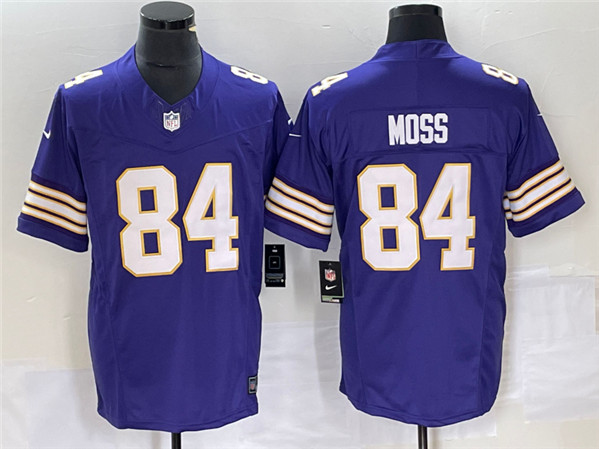 Minnesota Vikings #84 Randy Moss Purple 2023 F.U.S.E. Vapor Untouchable Limited Stitched Jersey