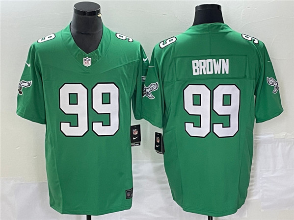 Philadelphia Eagles #99 Jerome Brown Green 2023 F.U.S.E. Vapor Untouchable Stitched Jersey