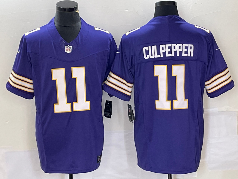 Minnesota Vikings #11 Daunte Culpepper Purple 2023 F.U.S.E. Vapor Untouchable Limited Stitched Jersey