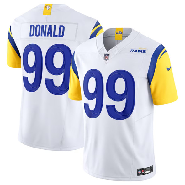 Los Angeles Rams #99 Aaron Donald White 2023 F.U.S.E. Vapor Untouchable Limited Stitched Jersey
