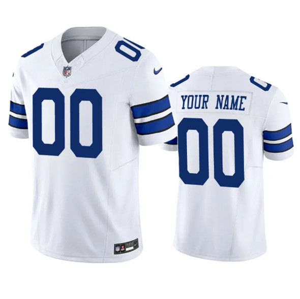 Dallas Cowboys Custom White 2023 F.U.S.E. Limited Stitched Jersey