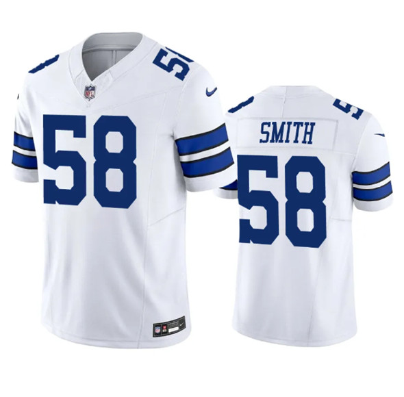 Dallas Cowboys #58 Mazi Smith White 2023 F.U.S.E. Vapor Limited Stitched Jersey