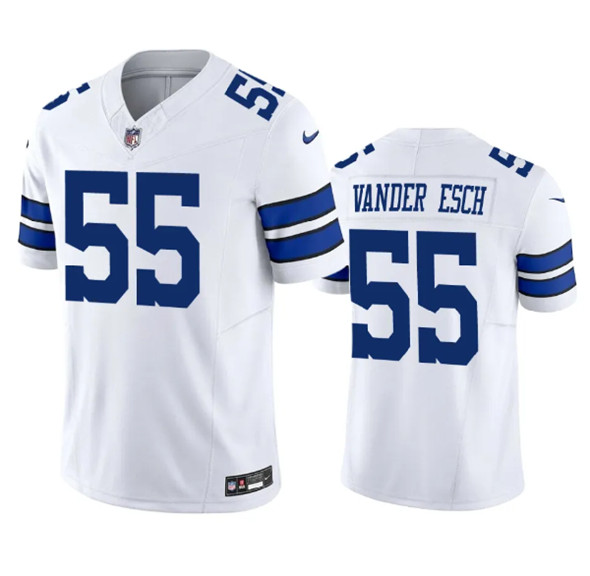 Dallas Cowboys #55 Leighton Vander Esch White 2023 F.U.S.E. Vapor Limited Stitched Jersey