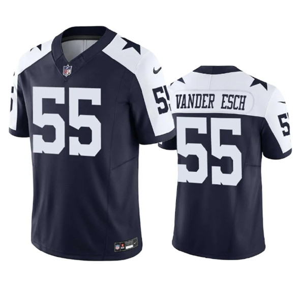 Dallas Cowboys #55 Leighton Vander Esch Navy 2023 F.U.S.E. Vapor Limited Stitched Jersey