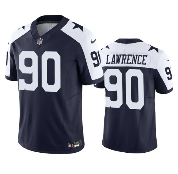Dallas Cowboys #90 Demarcus Lawrence Navy 2023 F.U.S.E. Vapor Limited Stitched Jersey