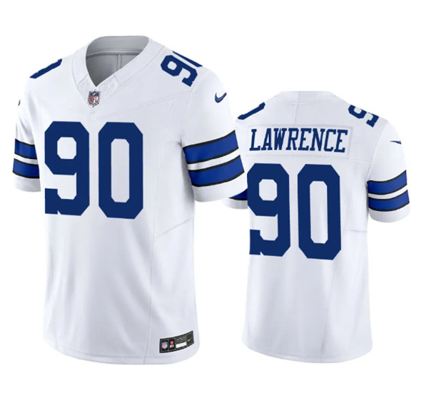 Dallas Cowboys #90 Demarcus Lawrence White 2023 F.U.S.E. Vapor Limited Stitched Jersey