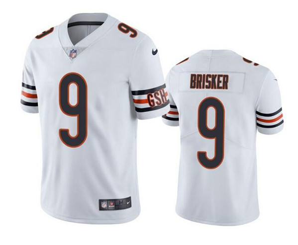 Chicago Bears #9 Jaquan Brisker White Vapor Untouchable Limited Stitched Jersey