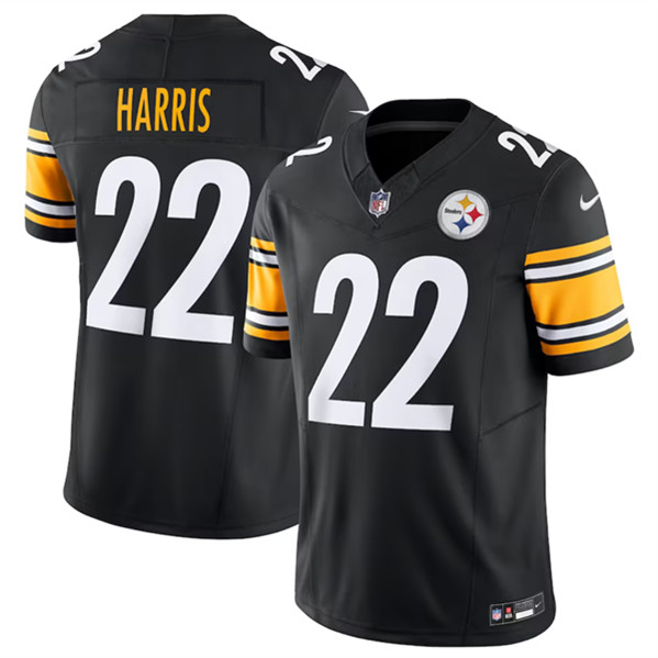 Pittsburgh Steelers #22 Najee Harris Black 2023 F.U.S.E. Vapor Untouchable Limited Stitched Jersey