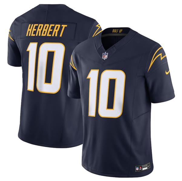 Los Angeles Chargers #10 Justin Herbert Navy 2023 F.U.S.E. Vapor Untouchable Limited Stitched Jersey