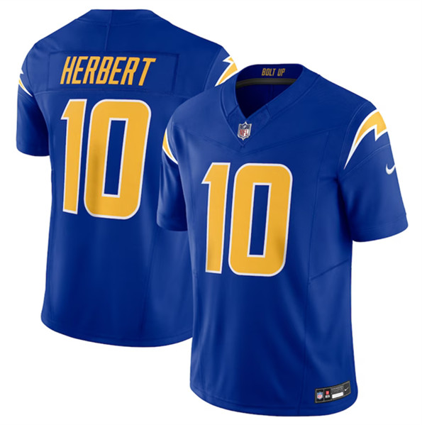 Los Angeles Chargers #10 Justin Herbert Royal 2023 F.U.S.E. Vapor Untouchable Limited Stitched Jersey