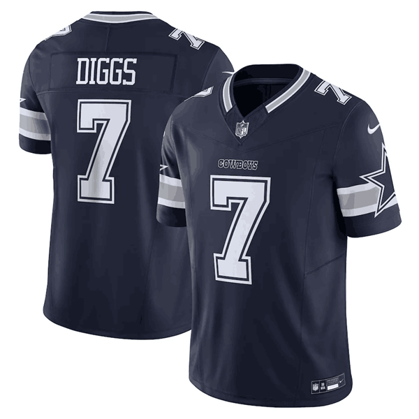 Dallas Cowboys #7 Trevon Diggs Navy 2023 F.U.S.E. Limited Stitched Jersey