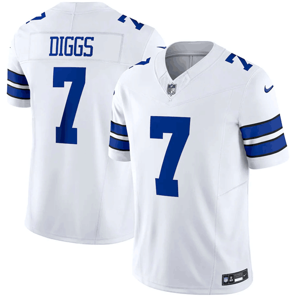 Dallas Cowboys #7 Trevon Diggs White 2023 F.U.S.E. Limited Stitched Jersey