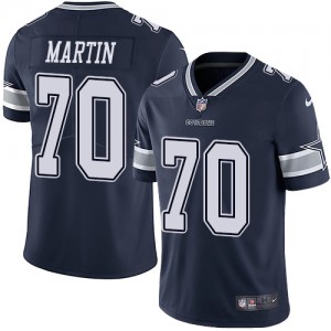 Dallas Cowboys #70 Zack Martin Navy Vapor Untouchable Limited Stitched Jersey