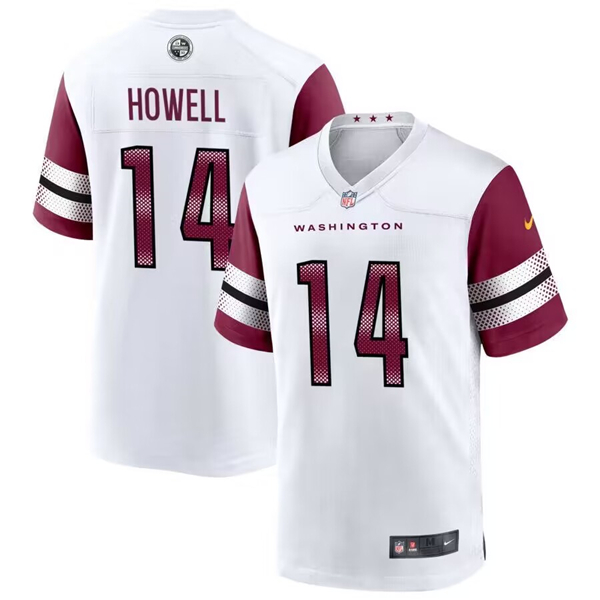 Washington Commanders #14 Sam Howell 2022 White Stitched Game Jersey