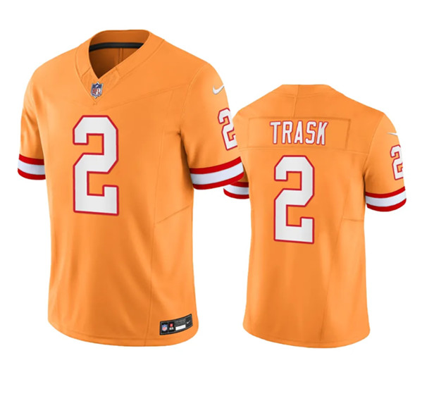 Tampa Bay Buccaneers #2 Kyle Trask Orange Throwback 2023 F.U.S.E. Limited Stitched Jersey