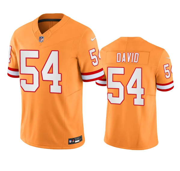 Tampa Bay Buccaneers #54 Lavonte David Orange 2023 F.U.S.E. Throwback Limited Stitched Jersey