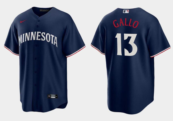 Minnesota Twins #13 Joey Gallo Navy Cool Base Stitched Jersey