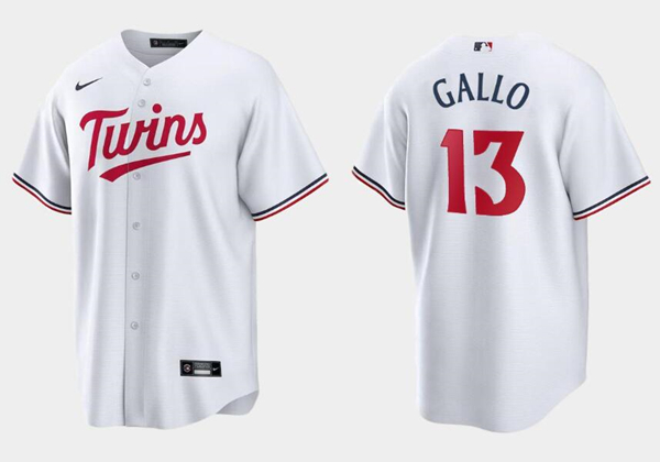 Minnesota Twins #13 Joey Gallo White Cool Base Stitched Jersey