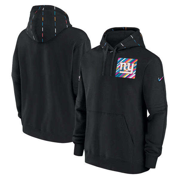 New York Giants Black 2023 Crucial Catch Club Pullover Hoodie