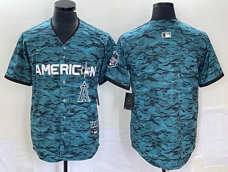 Los Angeles Angels Custom Teal 2023 All-Star Cool Base Stitched Jersey
