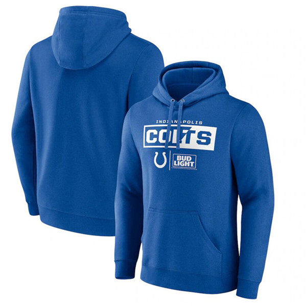 Indianapolis Colts Blue X Bud Light Pullover Hoodie